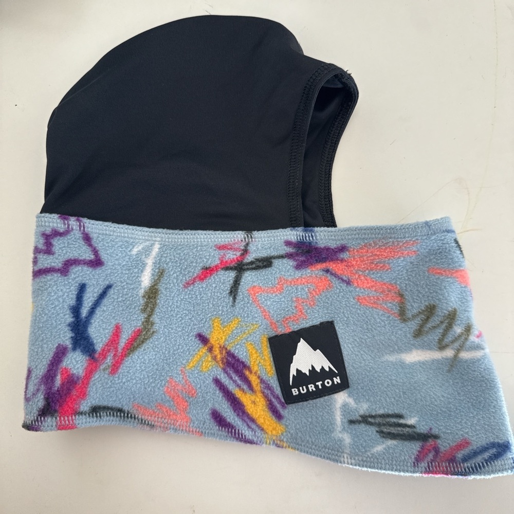 Burton Kids' Black and Multicolor Fleece Hat